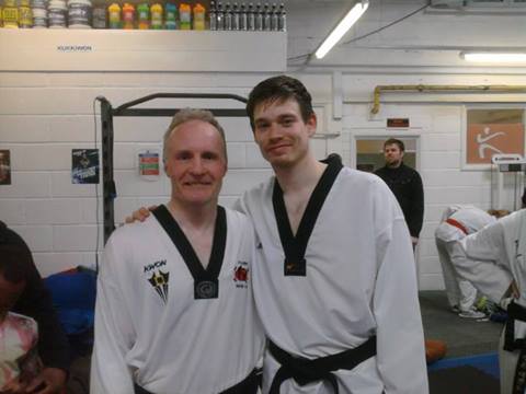 Master Evans with Aaron Cook